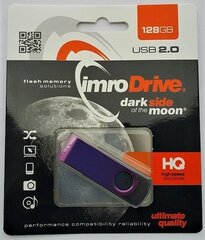 Pen drive IMRO AXIS/128G USB (128GB; USB 2.0; purple color) цена и информация | USB накопители | 220.lv