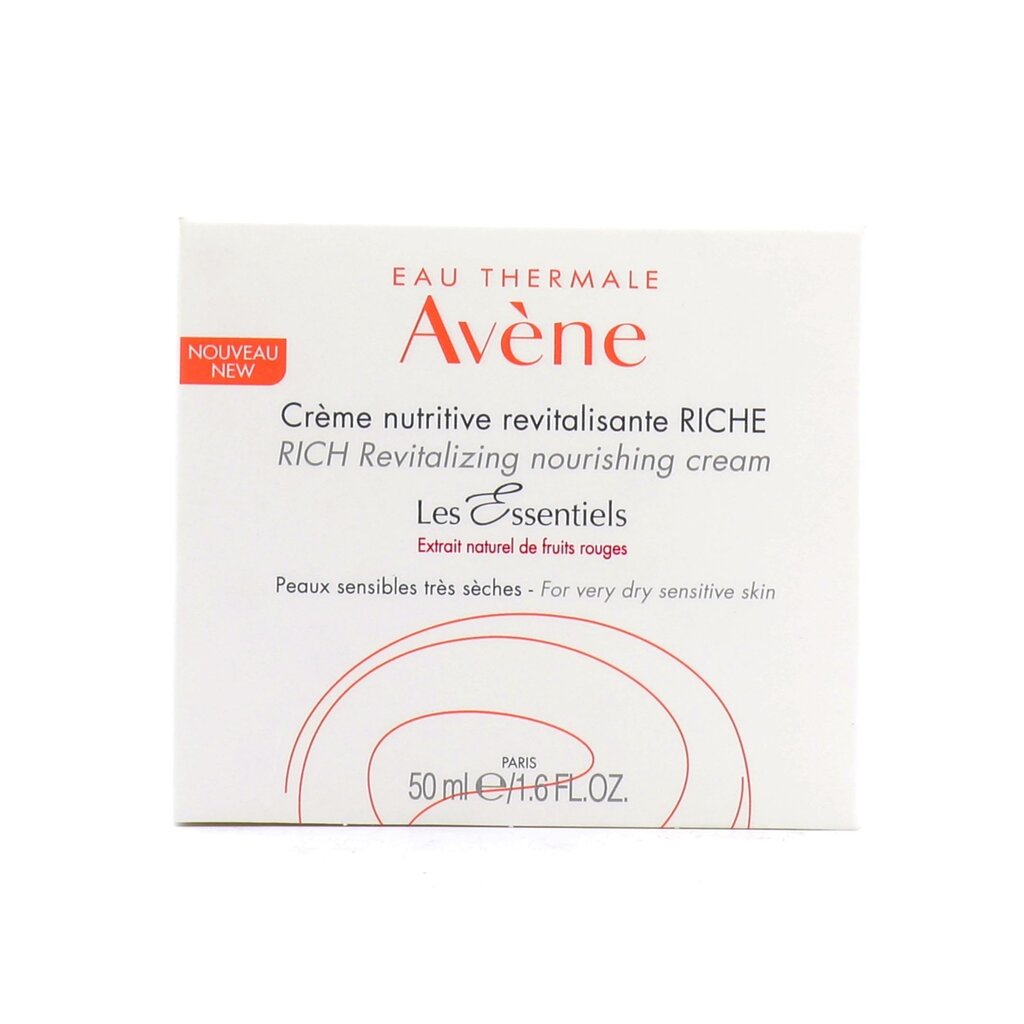 Barojošs sejas krēms Avene Eau Thermale Revitalisante Riche 50 ml cena un informācija | Sejas krēmi | 220.lv