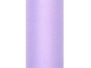 Гладкий тюль на катушке Lilac, светло-фиолетовый, 0,08x20 м, 1 шт/20 м цена и информация | Праздничные декорации | 220.lv