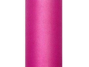 Гладкий тюль на катушке Fuchsia, розовый, 0,08x20 м, 1 шт/20 м цена и информация | Праздничные декорации | 220.lv