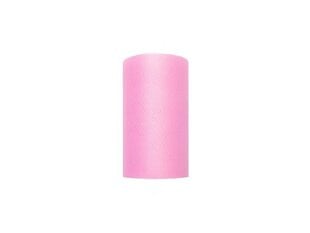 Гладкий тюль на катушке, розовый, 0,08x20 м, 1 шт/20 м цена и информация | Праздничные декорации | 220.lv