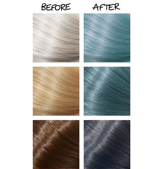 Izsmidzināma, īslaicīgi noturīga matu krāsa Label.m Blue Highlighting Toner 150 ml cena un informācija | Matu krāsas | 220.lv