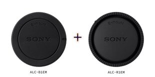 Sony E-mount ALC-R1EM + ALC-B1EM objektīva/fotoaparāta vāciņu komplekts cena un informācija | Citi piederumi fotokamerām | 220.lv