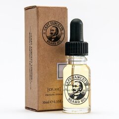 Bārdas eļļa Captain Fawcett Private Stock 10 ml цена и информация | Косметика и средства для бритья | 220.lv