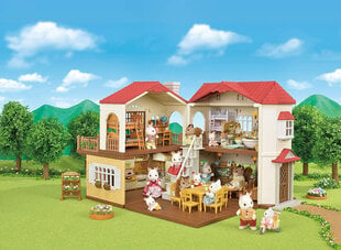 Pilsētas māja ar sarkanu jumtu Sylvanian Families цена и информация | Игрушки для девочек | 220.lv