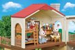 Pilsētas māja ar sarkanu jumtu Sylvanian Families цена и информация | Rotaļlietas meitenēm | 220.lv