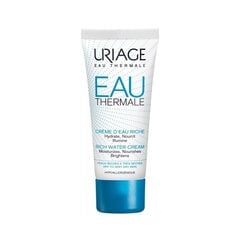 Mitrinošs sejas krēms sausai un ļoti sausai ādai Uriage Eau Thermale Rich Water Cream 40 ml cena un informācija | Sejas krēmi | 220.lv