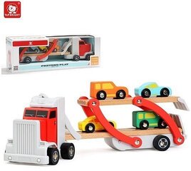 Top Bright koka kravas auto ar automašīnām cena un informācija | Rotaļlietas zēniem | 220.lv