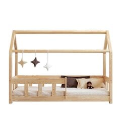 Детская кровать-домик Selsey Mallory, 80x200 см, коричневая цена и информация | Детские кровати | 220.lv