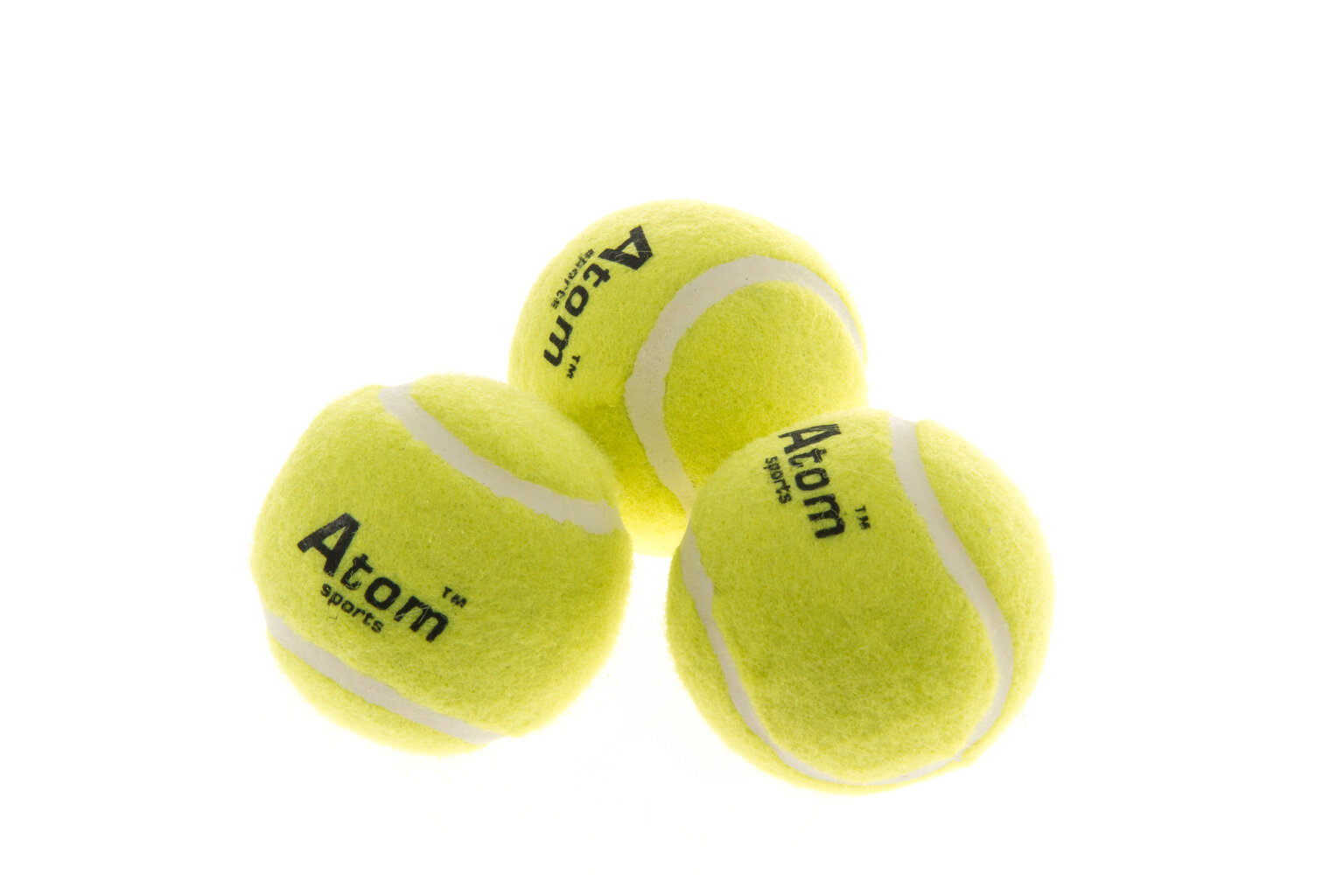 Āra tenisa bumbiņas Atom Sports, 3 gab. cena un informācija | Āra tenisa preces | 220.lv