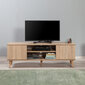 TV galdiņš Smartser 140 cm, ozola krāsas cena un informācija | TV galdiņi | 220.lv