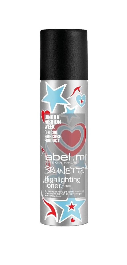 Izsmidzināma, īslaicīgi noturīga matu krāsa Label.m Brunette Highlighting Toner 150 ml cena un informācija | Matu krāsas | 220.lv