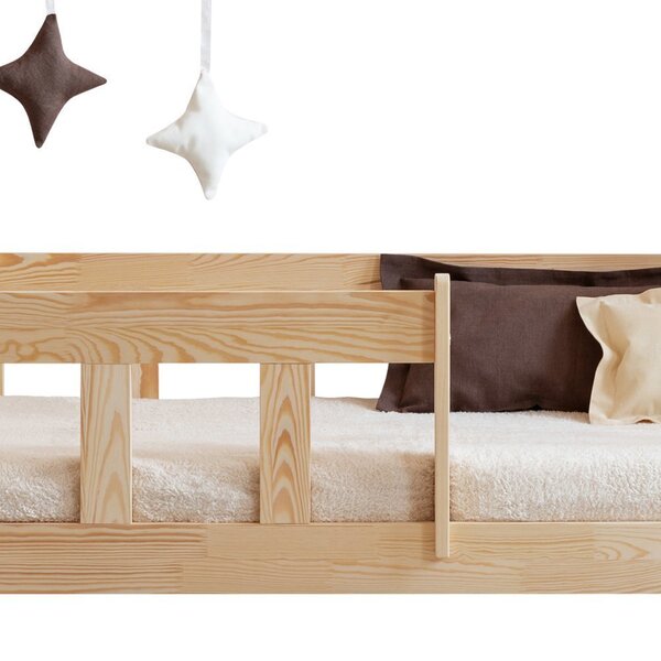 Bērnu gulta-mājiņa Selsey Mallory, 90x200 cm, brūna cena | 220.lv