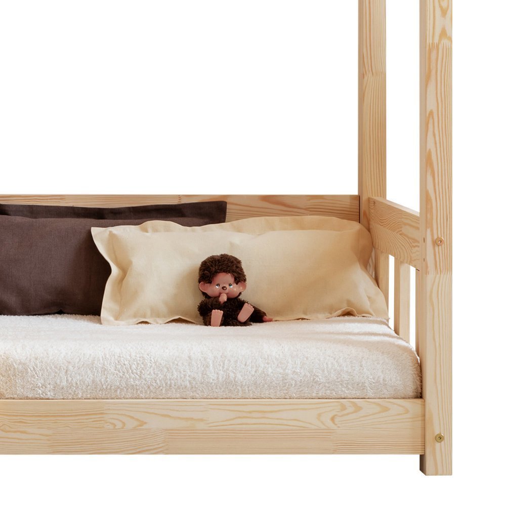 Bērnu gulta-mājiņa Selsey Mallory, 90x200 cm, brūna cena un informācija | Bērnu gultas | 220.lv