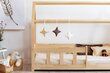 Bērnu gulta-mājiņa Selsey Mallory, 90x200 cm, brūna cena un informācija | Bērnu gultas | 220.lv