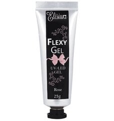 Гель для наращивания ногтей Elisium Flexy Gel Rose 25 г цена и информация | Лаки для ногтей, укрепители | 220.lv