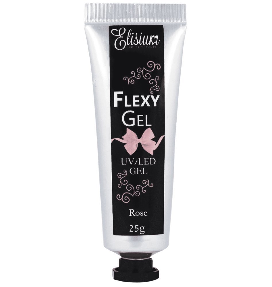 Nagu aizsargājošs gels Elisium Flexy Gel Rose 25 g cena un informācija | Nagu lakas, stiprinātāji | 220.lv