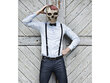 Papīra maska ar gumiju Galvaskauss, 21x30 cm, 1 gab. cena un informācija | Karnevāla kostīmi, maskas un parūkas | 220.lv
