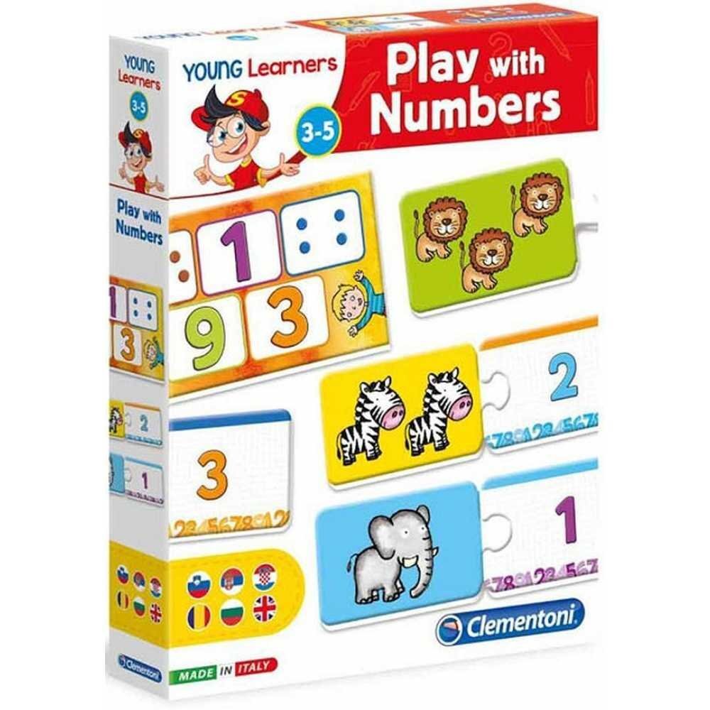 Clementoni spēle Play With Numbers LT, LV, EE, RU, 50591 цена и информация | Galda spēles | 220.lv