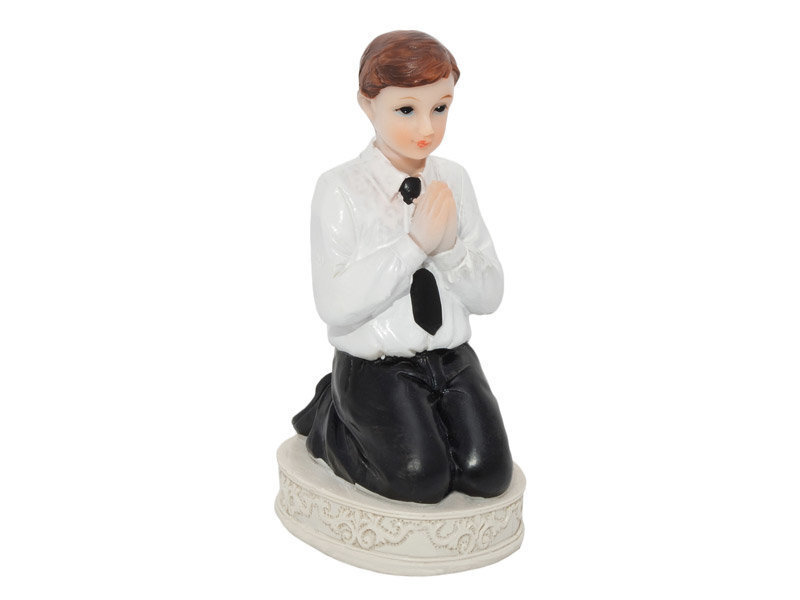 Dekorācija kūkai First Communion, Boy, 11 cm cena un informācija | Vienreizējie trauki | 220.lv