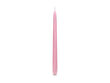 Koniskās sveces, matētas gaiši rozā krāsā, 24 cm, 1 iepakojums / 10 gab цена и информация | Sveces un svečturi | 220.lv