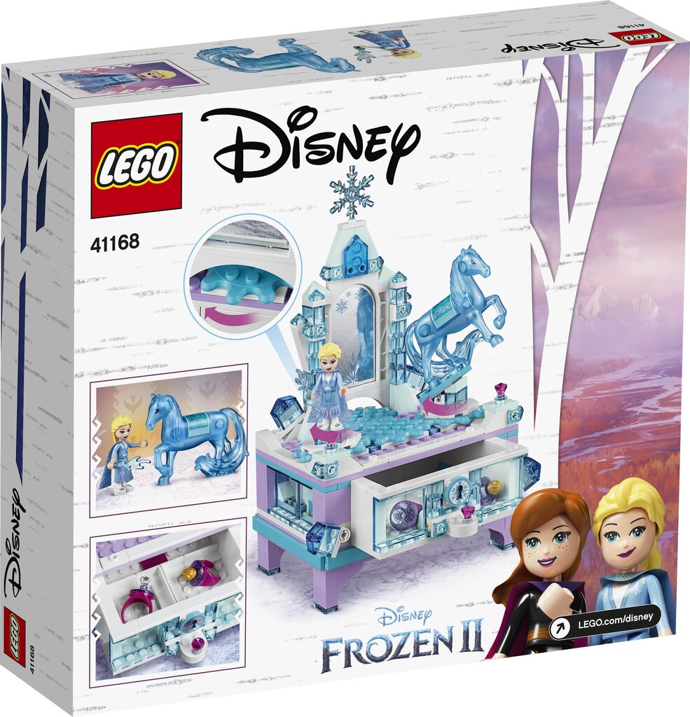 41168 LEGO® | Disney Princess Elzas dārgakmeņu kastes izveide cena un informācija | Konstruktori | 220.lv