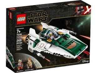 75248 LEGO® Star Wars Episode IX Повстанец A-Wing Starfighter цена и информация | Конструкторы и кубики | 220.lv