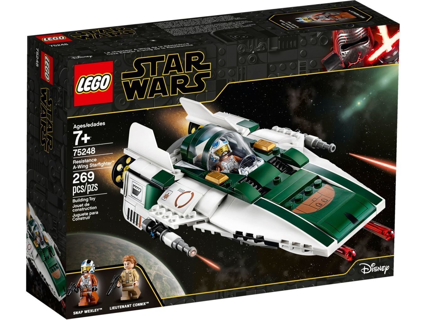 75248 LEGO® Star Wars Nemiernieki A-Wing Starfighter cena un informācija | Konstruktori | 220.lv