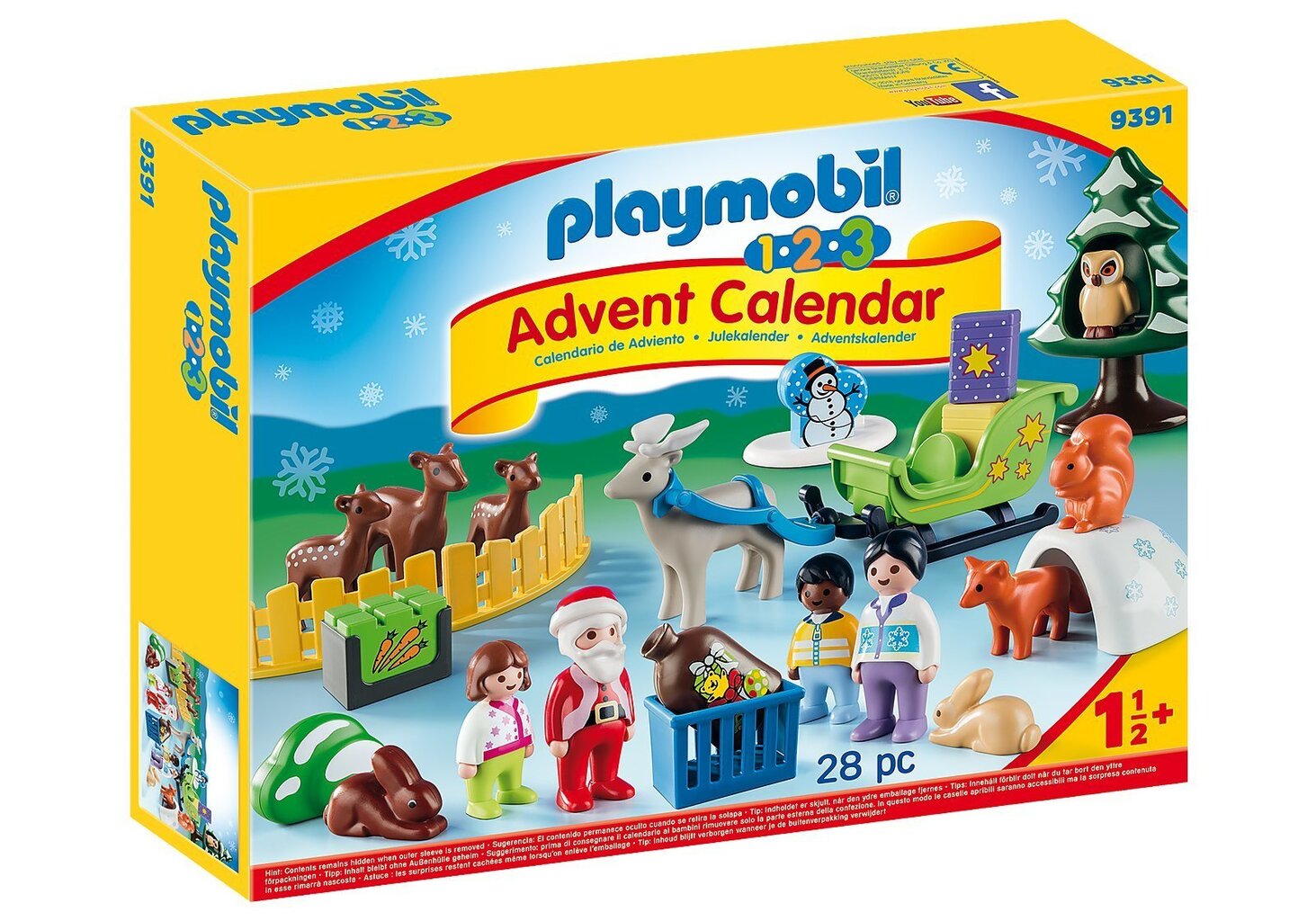 9391 PLAYMOBIL® Adventes kalendārs Ziemassvētki mežā cena un informācija | Konstruktori | 220.lv