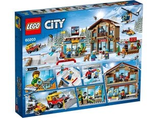 60203 LEGO® City Town Курорт лыжного катания цена и информация | Конструкторы и кубики | 220.lv