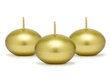 Sveces, matēts zelts, 4 cm (1 iepakojums / 50 gab.) цена и информация | Sveces un svečturi | 220.lv