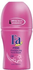 Rullīšu dezodorants antiperspirants Fa Pink Passion 50 ml cena un informācija | Dezodoranti | 220.lv
