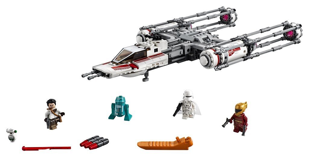 75249 LEGO® Star Wars Nemiernieki Y-Wing Starfighter cena un informācija | Konstruktori | 220.lv
