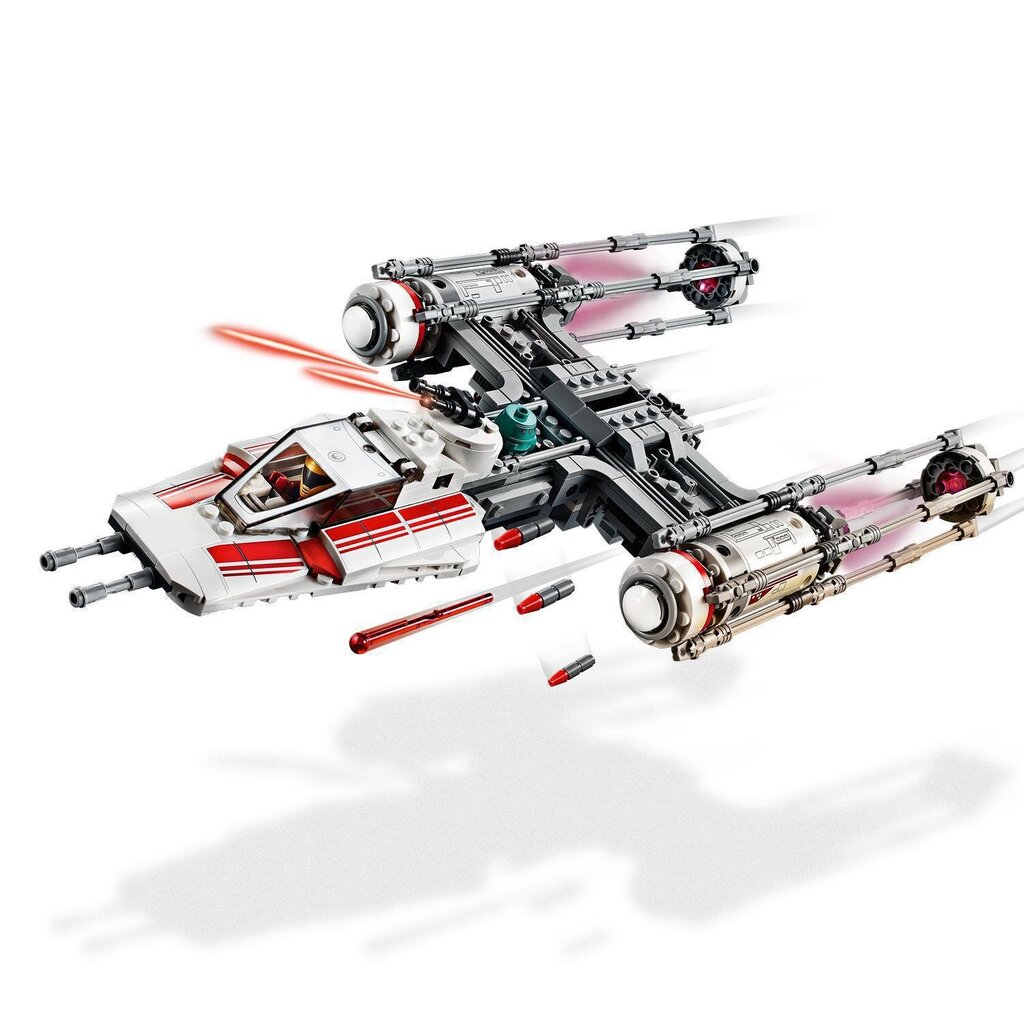 75249 LEGO® Star Wars Nemiernieki Y-Wing Starfighter cena un informācija | Konstruktori | 220.lv