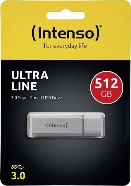 Intenso 3.0 512GB Ultra Line 3531493, pelēks цена и информация | USB Atmiņas kartes | 220.lv