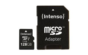 Intenso Micro SDXC UHS-I 256 ГБ (+ SD адаптер) цена и информация | Карты памяти для мобильных телефонов | 220.lv