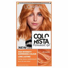 Krāsojošs matu gēls L'Oreal Colorista, #Copper cena un informācija | Matu krāsas | 220.lv