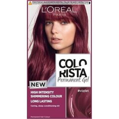 Krāsojošs matu gēls L'Oreal Colorista, #Violet cena un informācija | Matu krāsas | 220.lv