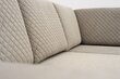 Guļamistabas stūra dīvāns LAUKSVA OTTO ar misiņa kājiņām, smilškrāsas цена и информация | Stūra dīvāni | 220.lv