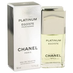 Chanel Egoiste Platinum EDT для мужчин 50 мл цена и информация | Мужские духи | 220.lv