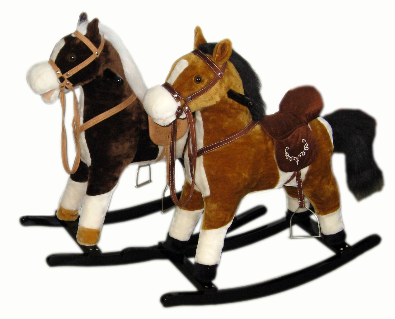 Šūpuļzirdziņš Mustang, gaiši brūns cena un informācija | Rotaļlietas zīdaiņiem | 220.lv