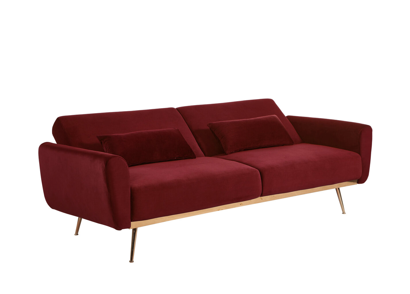 Dīvāns NORE Hazel, sarkans cena un informācija | Dīvāni | 220.lv