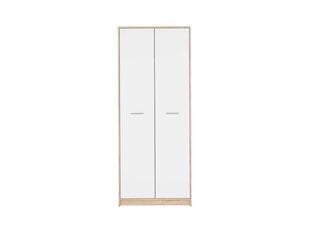 Шкаф BRW Nepo Plus SZF2D, цвета дуба/белый цена и информация | Шкафы | 220.lv