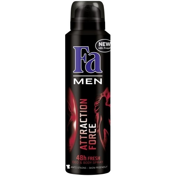 Izsmidzināms dezodorants antiperspirants Fa Men Attraction Force 150 ml cena un informācija | Dezodoranti | 220.lv