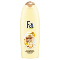 Dušas želeja FA Cream & Oil Macadamia Oil Moringa Flower Scent 400 ml cena un informācija | Dušas želejas, eļļas | 220.lv