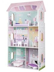 Деревянный кукольный домик Ecotoys 4121 цена и информация | Игрушки для девочек | 220.lv