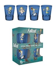 Fallout Vault Boy Small Glasses 4-Pack, 60ml цена и информация | Атрибутика для игроков | 220.lv