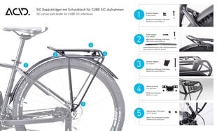 Багажник для велосипеда Acid Pure RILink, 29" цена и информация | Багажник для велосипеда | 220.lv
