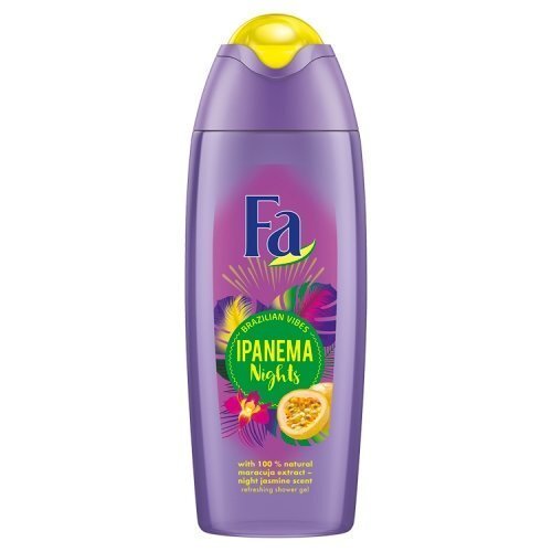 Dušas želeja FA Brazilian Vibes Ipanema Nights Maracuja Night Jasmine Scent 400 ml cena un informācija | Dušas želejas, eļļas | 220.lv