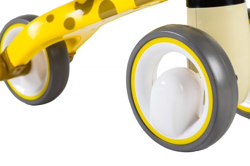 Trīsriteņu skrējritenis Ecotoys LB1603 Yellow цена и информация | Balansa velosipēdi | 220.lv